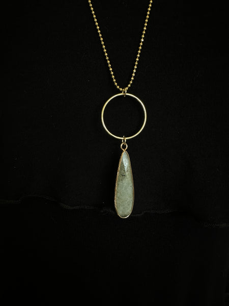 Handmade Geo Drop Necklace