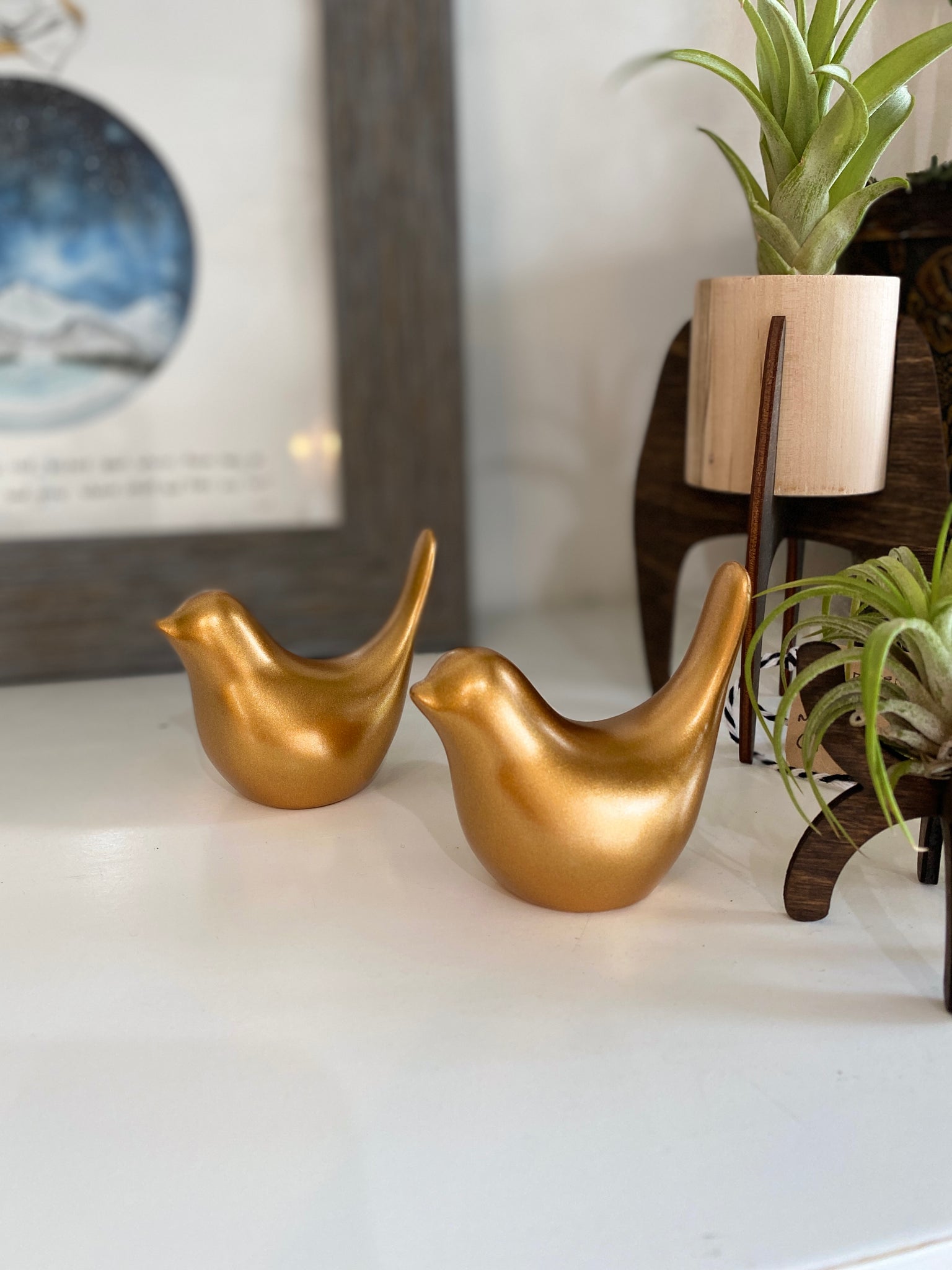 Gold Bird Figurine