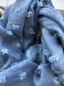Linen Featherlight Scarf Wrap/ Shawl