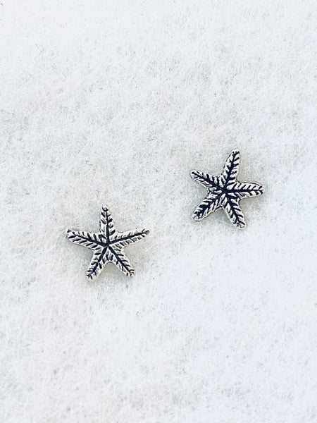 StarFish 925 Sterling Silver Stud Earrings
