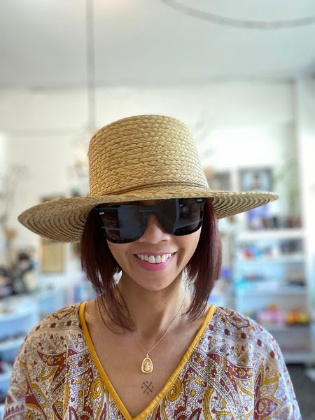 Packable Classic Boater Sun Hat