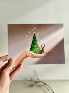 Believe in Magic X-mas Greeting Card made in PDX