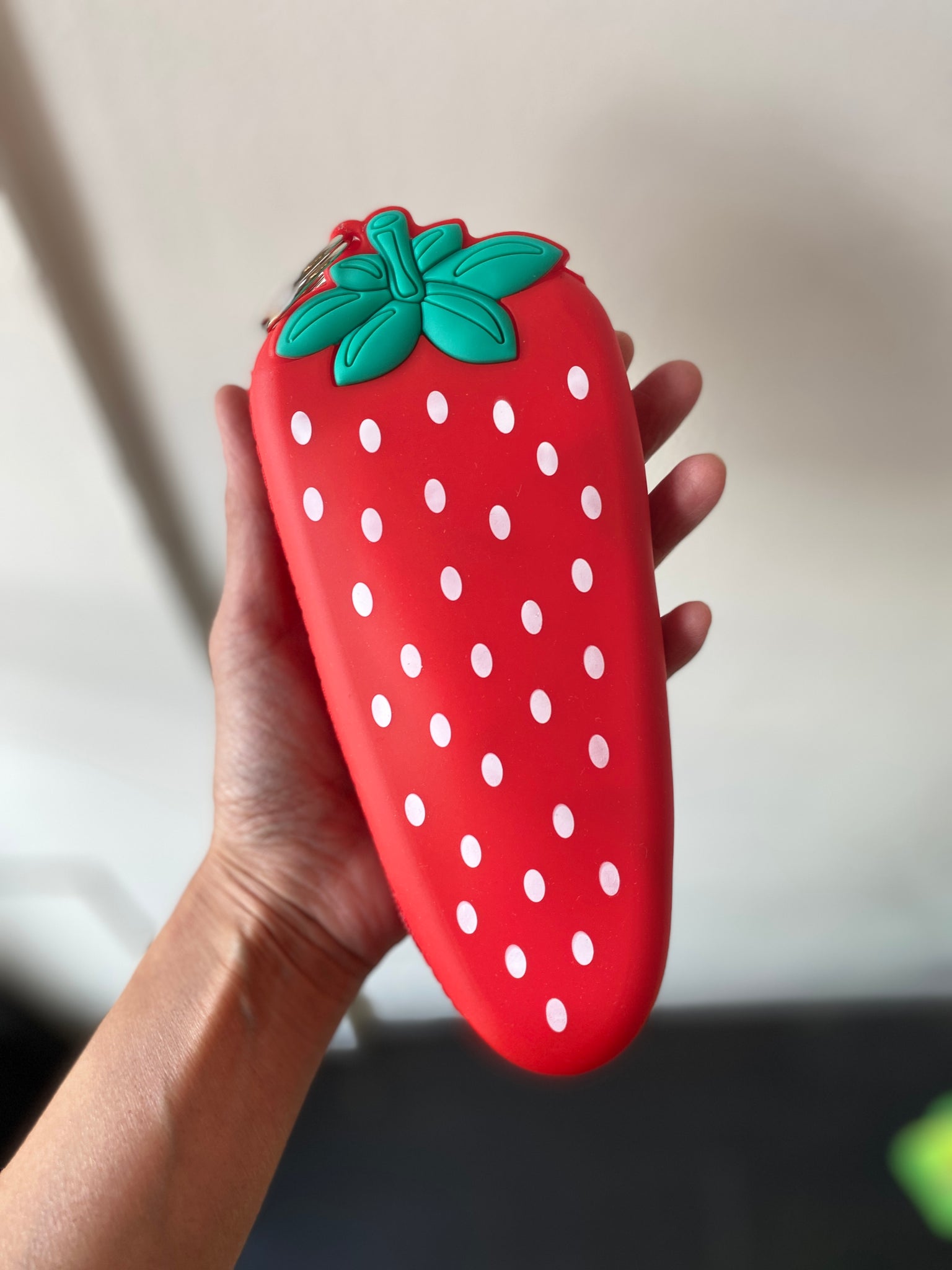 Cute Strawberry Silicone Case