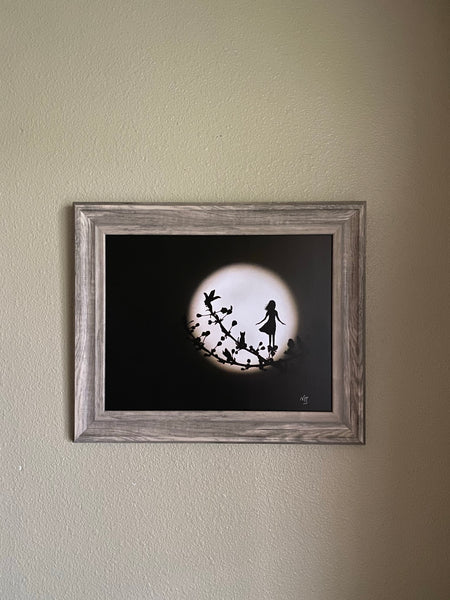 Stay Wild, Moon Child: Art Print by Nina Hand