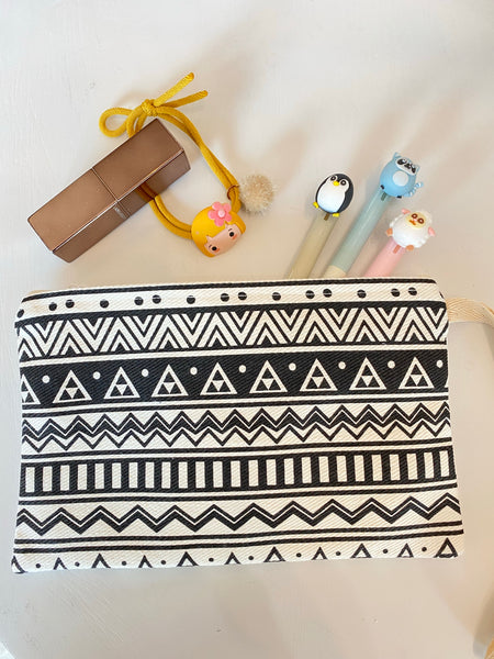 Handmade Cute Make Up/ Pencil Pouch with Wrist Strap