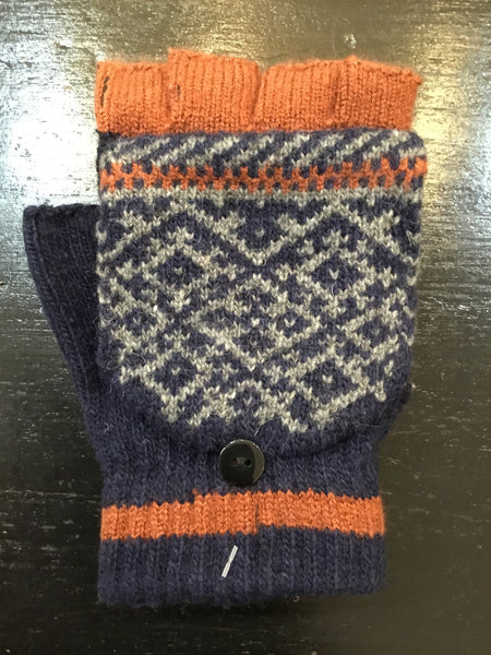 Flip Top Fingerless Gloves, Fingerless Mittens