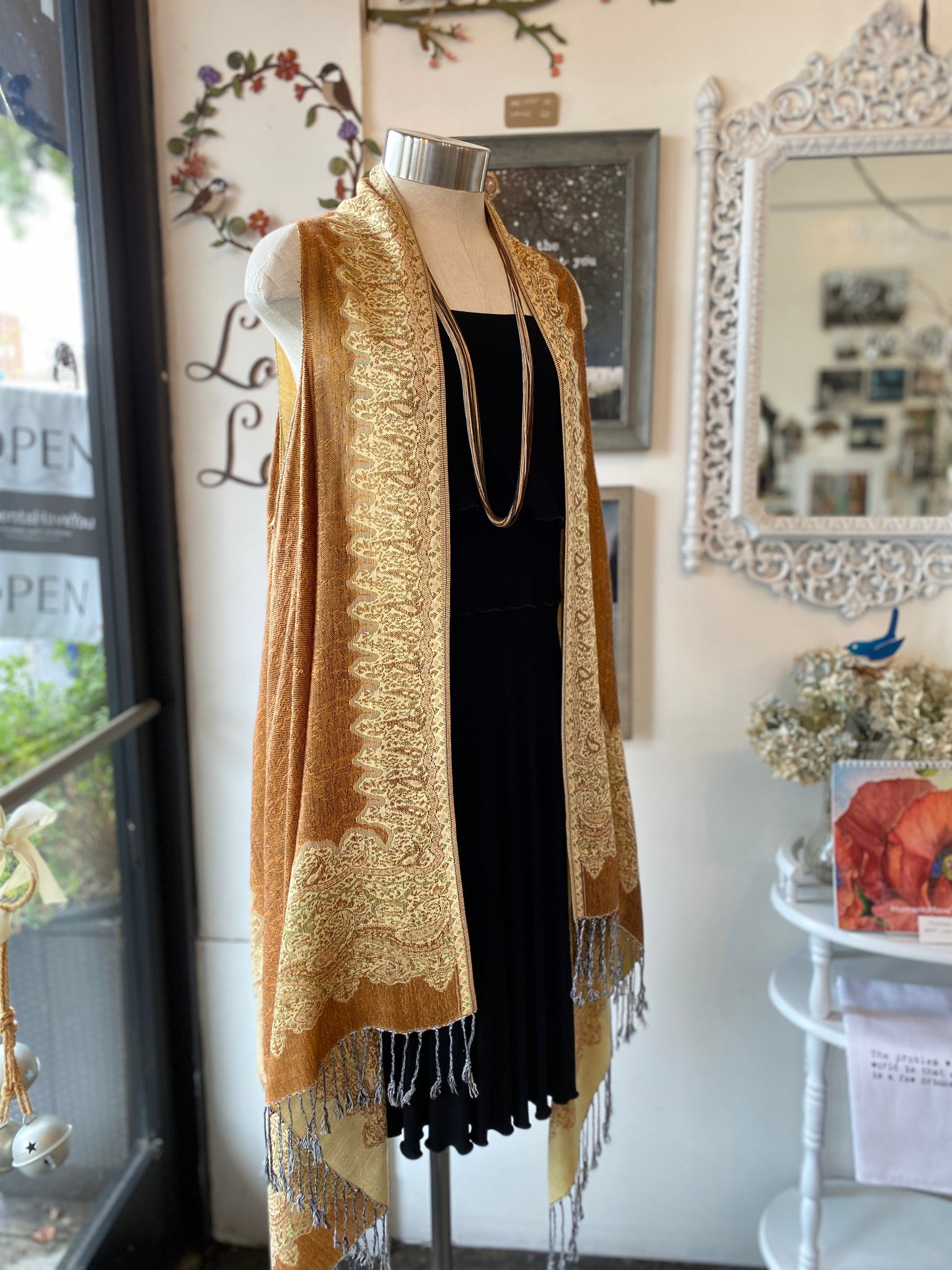 Two Ways Luxury Pashmina Vest/ Scarf