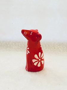 Handmade Soapstone Tiny Dog /Hand Carved Miniature Figurines/Sculptures