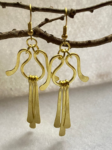 Handmade Boho Dangle Earrings