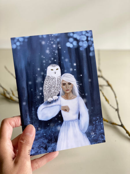Magic Owl: Greeting Card