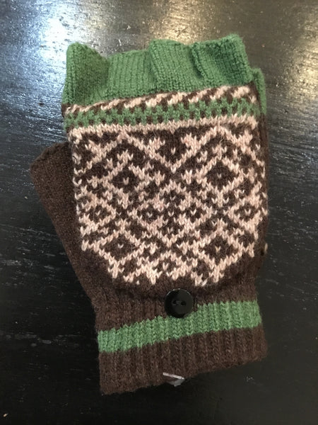 Flip Top Fingerless Gloves, Fingerless Mittens