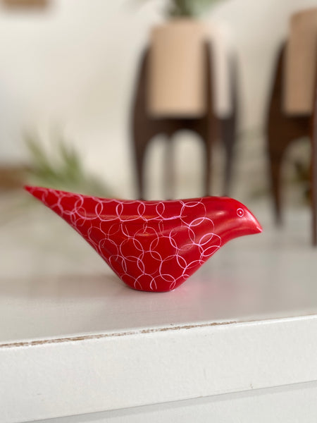 Hand Carved Soapstone Bird... Paperweight / Hand-Carved Miniature Figurine / Sculpture