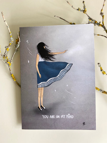 (New) You Are On My Mind: Greeting Card