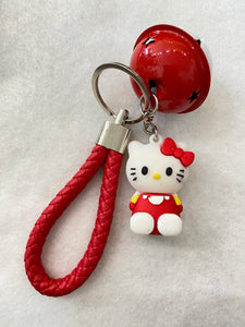 Cute Jelly Cartoon Character Backpack Charm Keychain