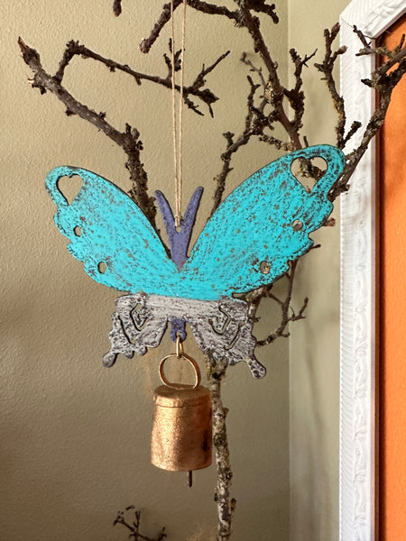 Butterfly w/ Bell: Mobile Wind Chime