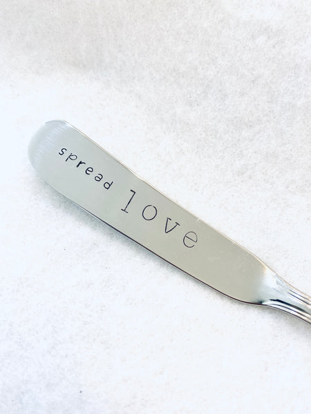 Hand Stamped Butter/ Cheese Spreaders
