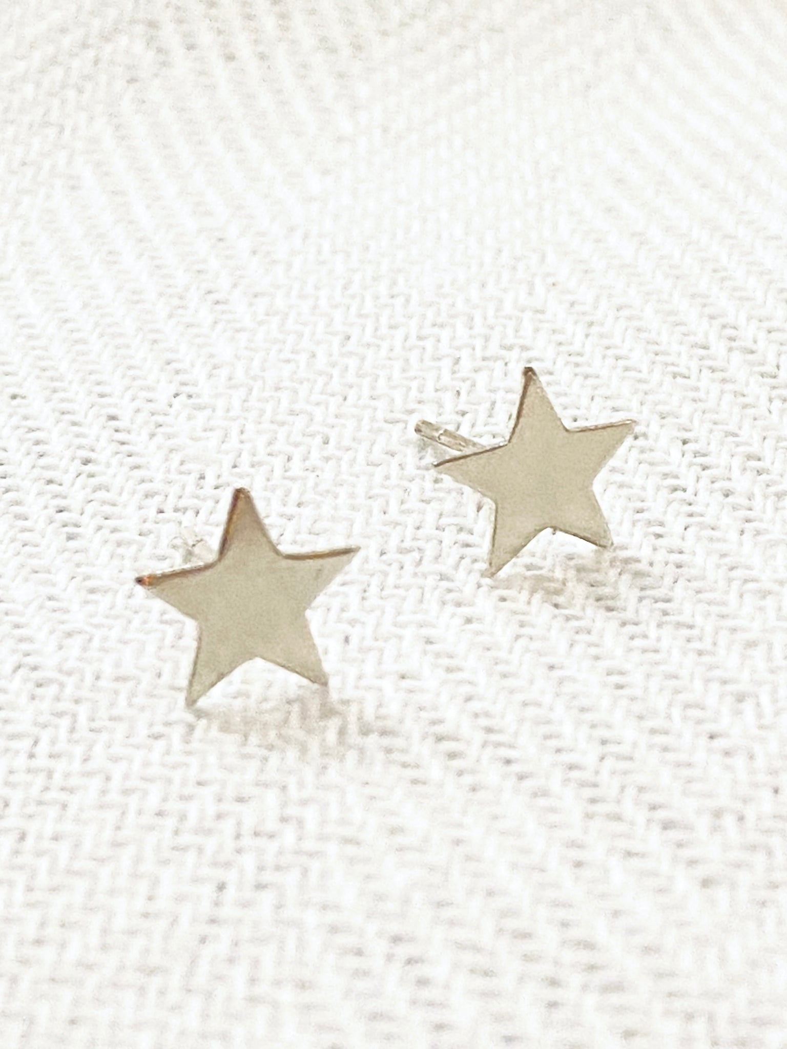 Handmade Star Dainty 925 Sterling Silver Stud Earrings