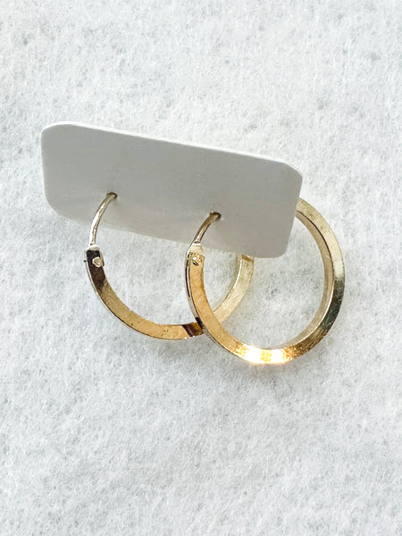Modern Dainty Hoop 18mm Earrings