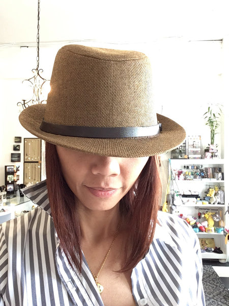 Summer Short Brim Fedora Hat